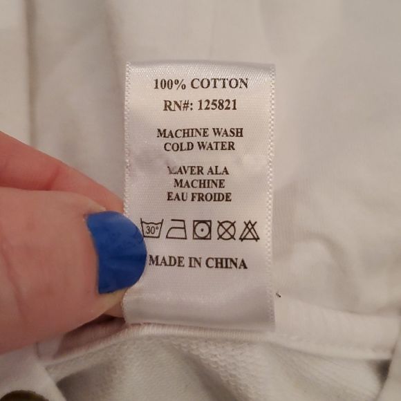 Fun white bedazzled Circle of life zip up hoodie size M. - Picture 5 of 11